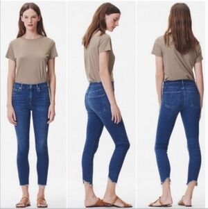 Citizen of Humanity Rocket Crop High Rise Skinny Jeans Size 24